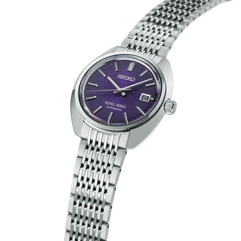 Lorus SJE111J1 Montre KING SEIKO 1969 Edo Purple Automatique 3 Aiguilles
