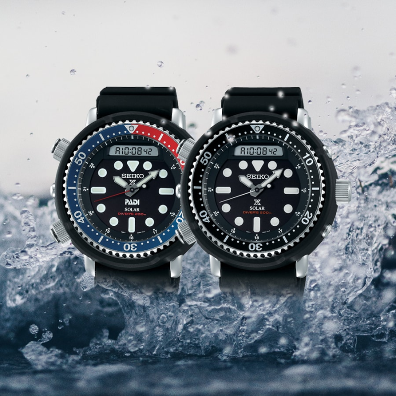 lorus SNJ027P1 Montre PROSPEX Quartz Solaire Diver's 200M