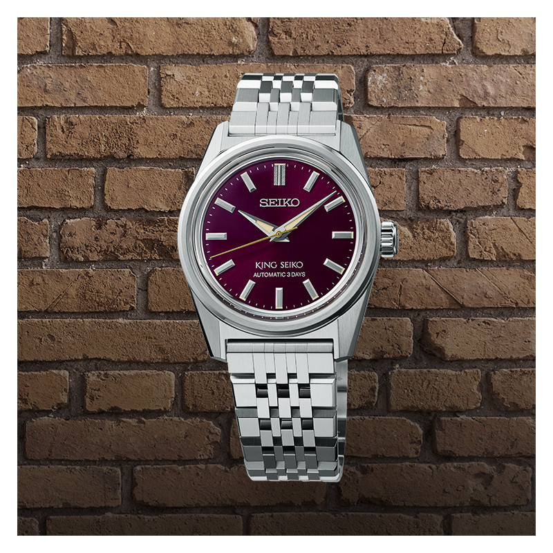 Lorus SPB461J1 Montre KING SEIKO Pop Ivy League Automatique Rouge