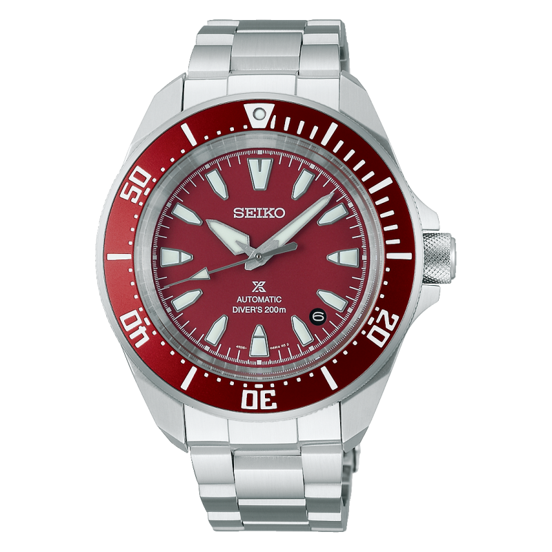 lorus SRPL11K1 Montre PROSPEX Samuraï Automatique Cadran Rouge