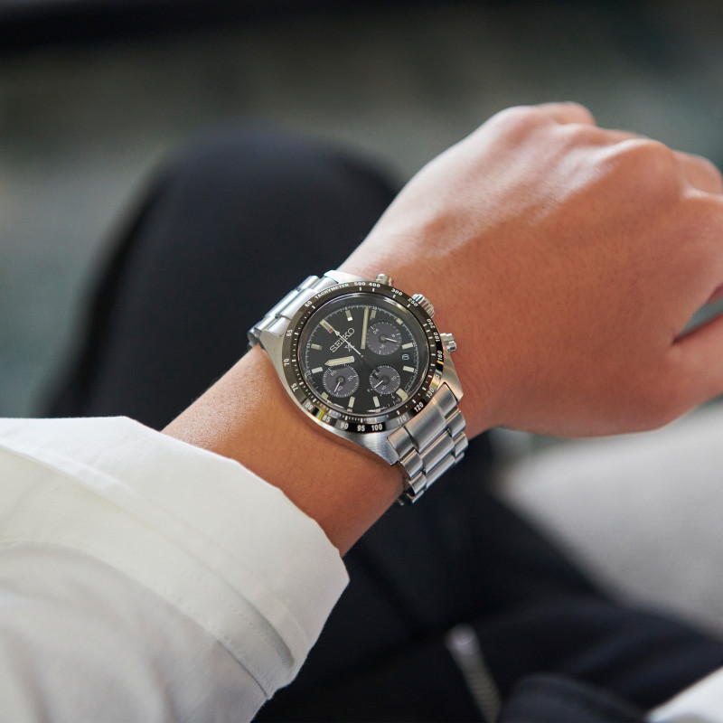 lorus SSC819P1 Montre PROSPEX Chronographe Quartz Solaire