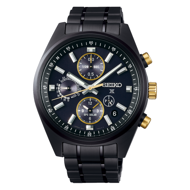 lorus SSH169J1 Montre PROSPEX Chronographe GPS Solaire