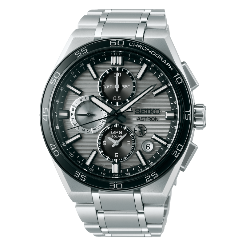 lorus SSH177J1 Montre ASTRON Chronographe GPS Solaire Dual Time