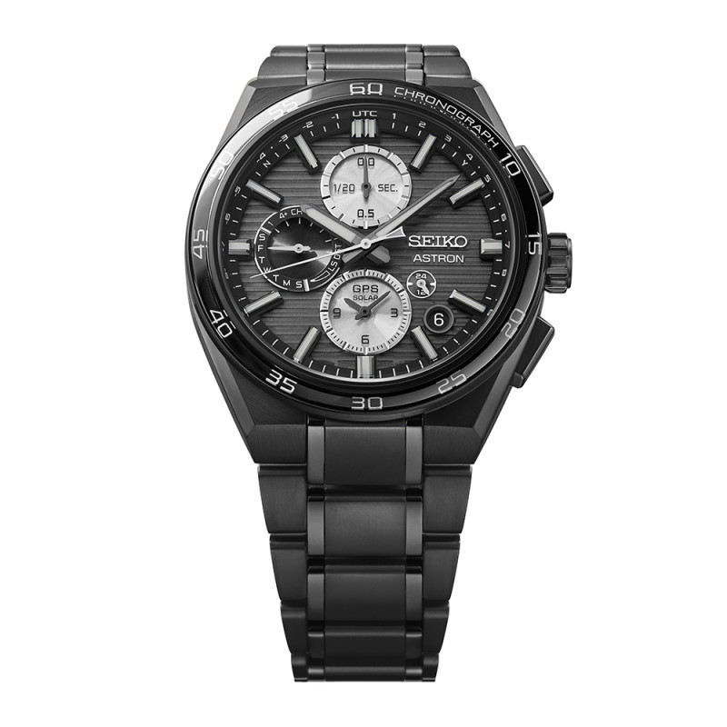 Lorus SSH179J1 Montre ASTRON Chronographe GPS Solaire Dual Time