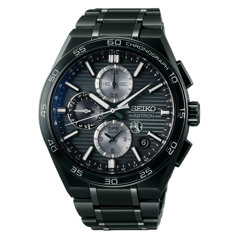 lorus SSH179J1 Montre ASTRON Chronographe GPS Solaire Dual Time