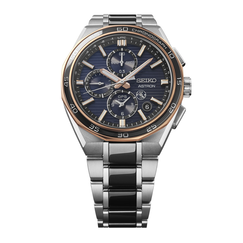 Lorus SSH180J1 Montre ASTRON Chronographe GPS Solaire Dual Time