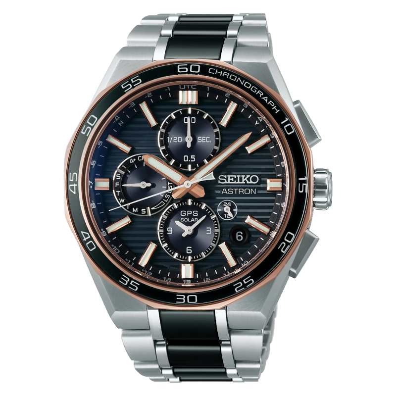 lorus SSH180J1 Montre ASTRON Chronographe GPS Solaire Dual Time