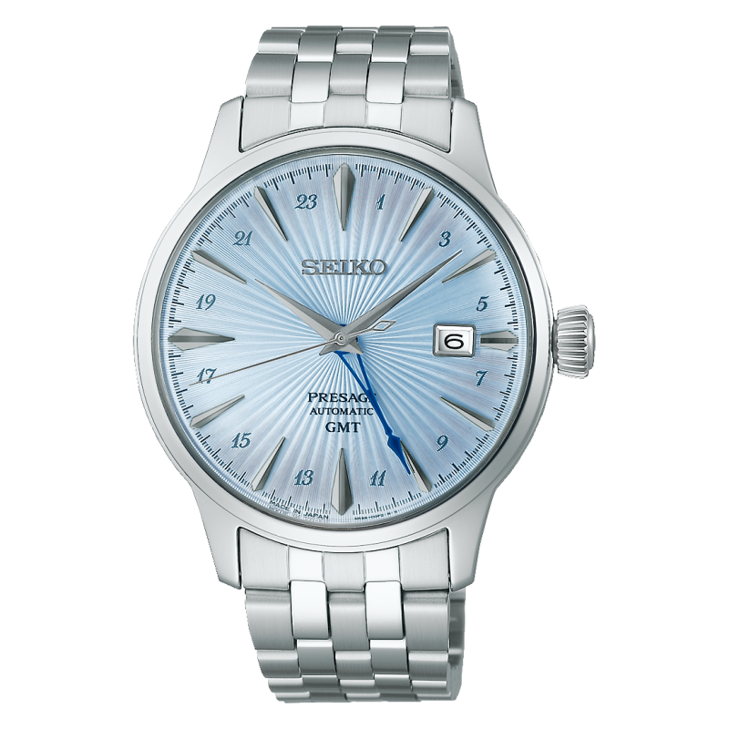 lorus SSK037J1 Montre PRESAGE Automatique Cocktail GMT 4R34 Bleue