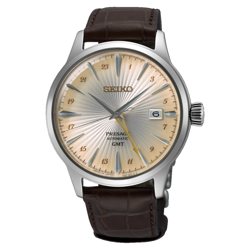 lorus SSK041J1 Montre PRESAGE Automatique Cocktail GMT 4R34 Crème