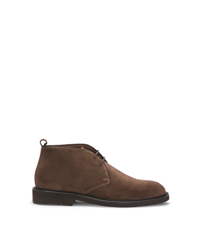 Lottusse Bottines à Lacets Baltimore En Cuir De Veau Brun