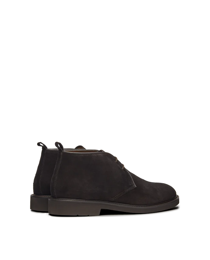 Lottusse Bottines à Lacets Baltimore En Cuir De Veau Mocha