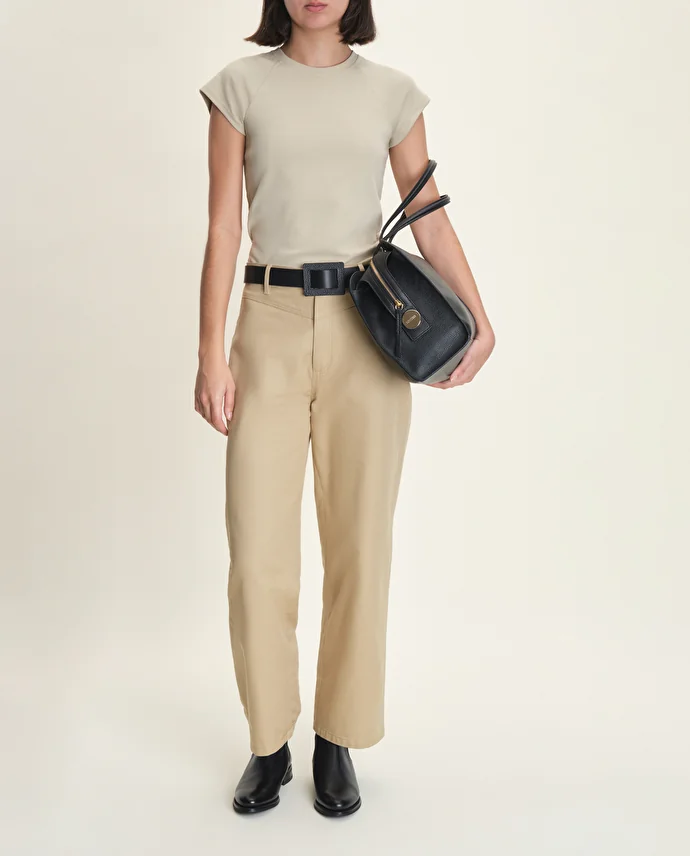 Lottusse Bottines Élastiques Cambridge En Cuir De Veau Noir