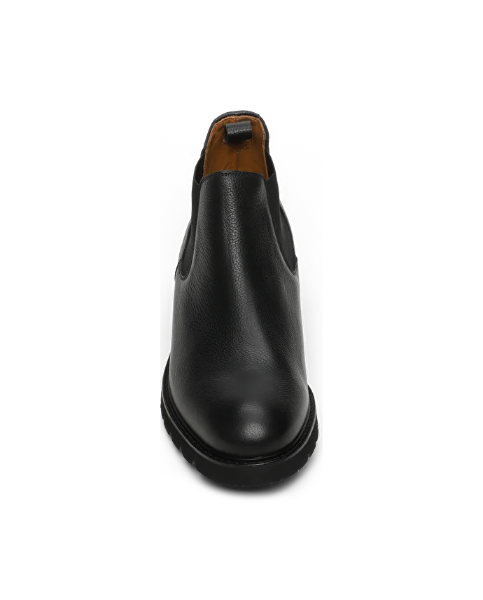 Lottusse Bottines élastiques En Peau De Chèvre Noire Munchen