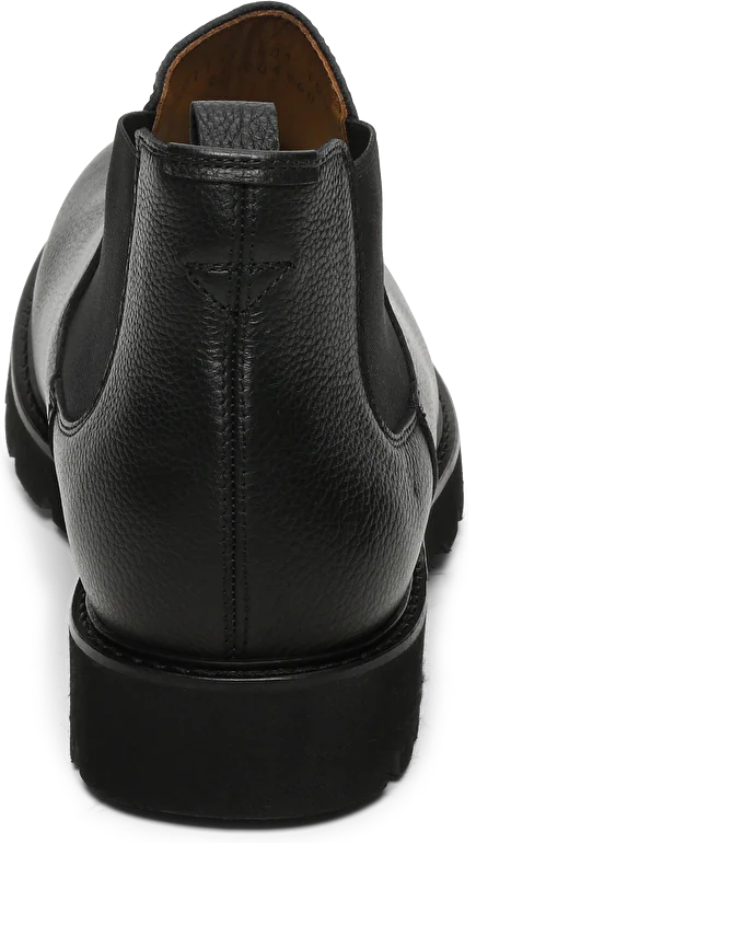 Lottusse Bottines élastiques En Peau De Chèvre Noire Munchen