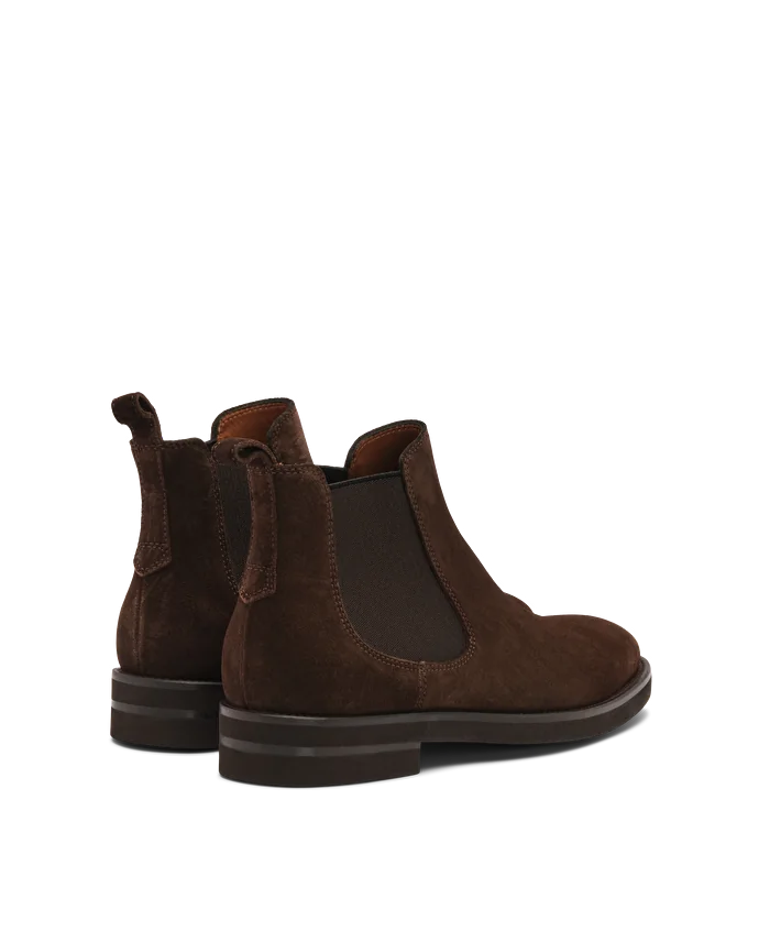 Lottusse Bottines Élastiques Holborn En Cuir De Veau Mocha