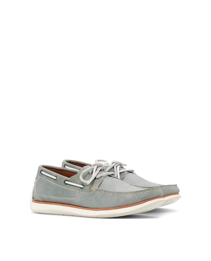 Lottusse Chaussures Bateau Sailor Cuir De Veau Vert