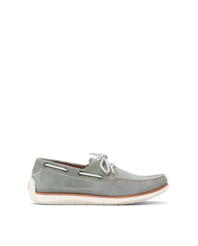 lottusse Chaussures bateau Sailor Cuir de Veau Vert