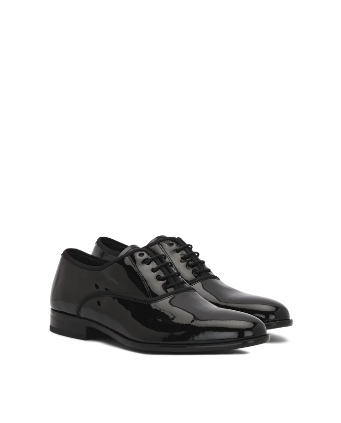 Lottusse Chaussures Oxford Regency En Cuir De Veau Noir