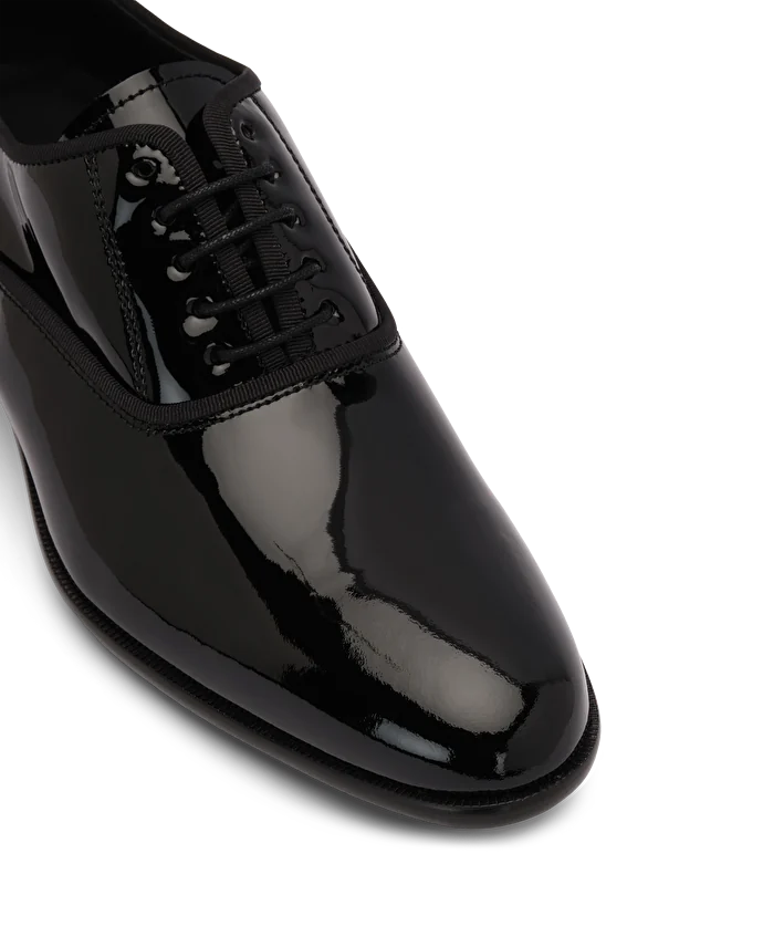 Lottusse Chaussures Oxford Regency En Cuir De Veau Noir
