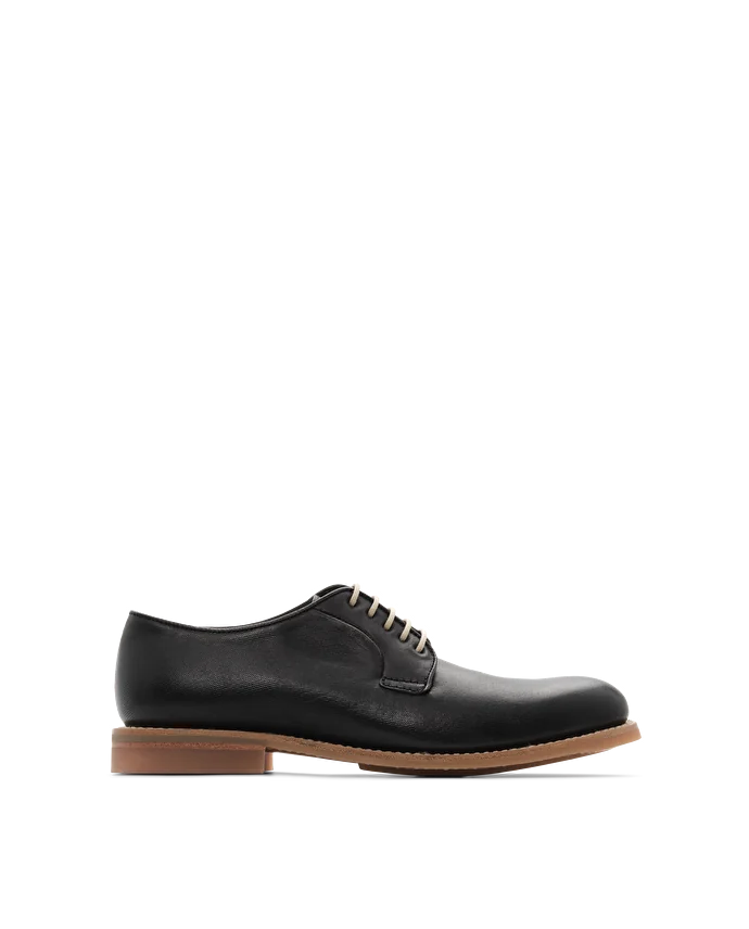 lottusse Derby Cavour Cuir de Kangourou Bleu marine