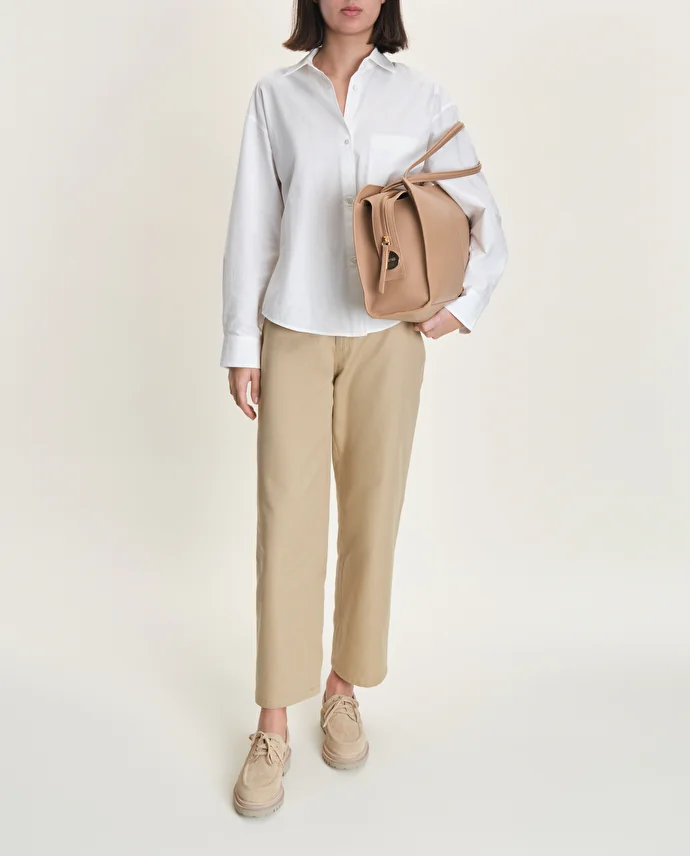 Lottusse Derby Loafers Covent Cuir De Veau Blanc Cassé