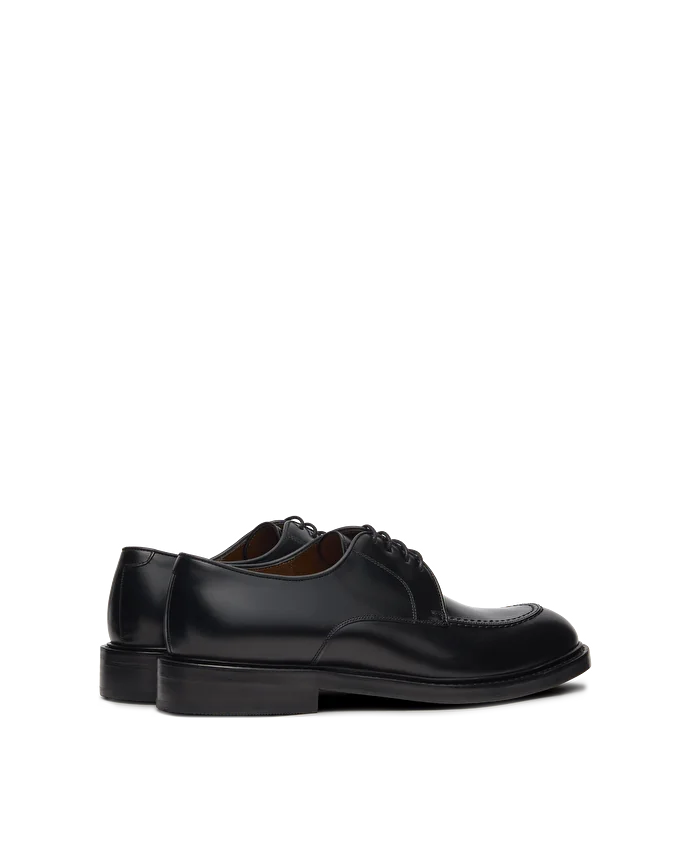 Lottusse Derby Mocassins Harrys En Cuir De Veau Noir