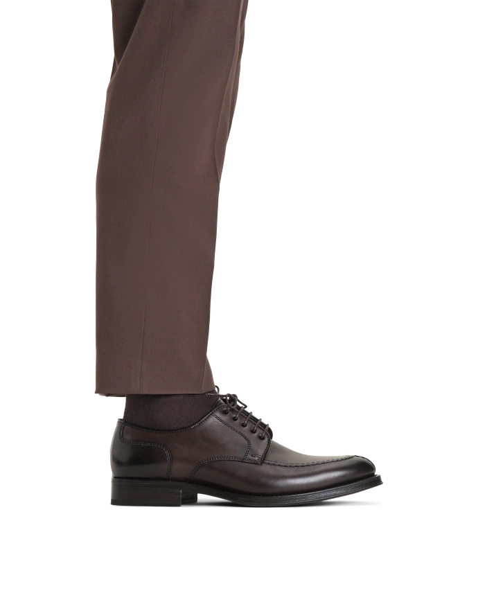 lottusse Derby Mocassins Premium en cuir de Veau Mocha