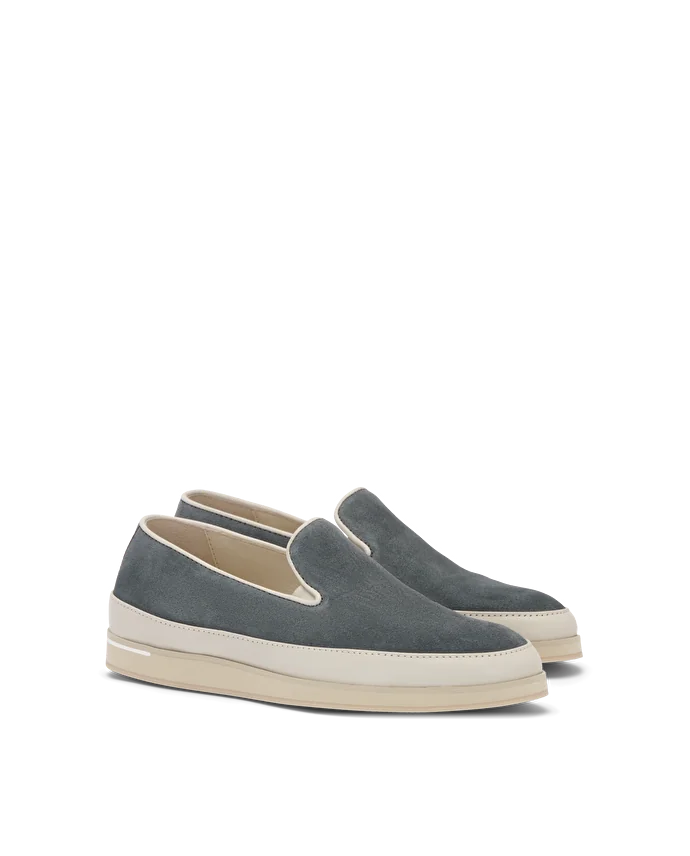 Lottusse Babouches Manzoni Beige Bleu