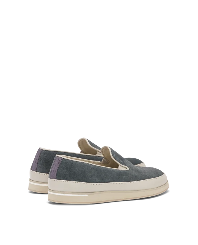 Lottusse Babouches Manzoni Beige Bleu