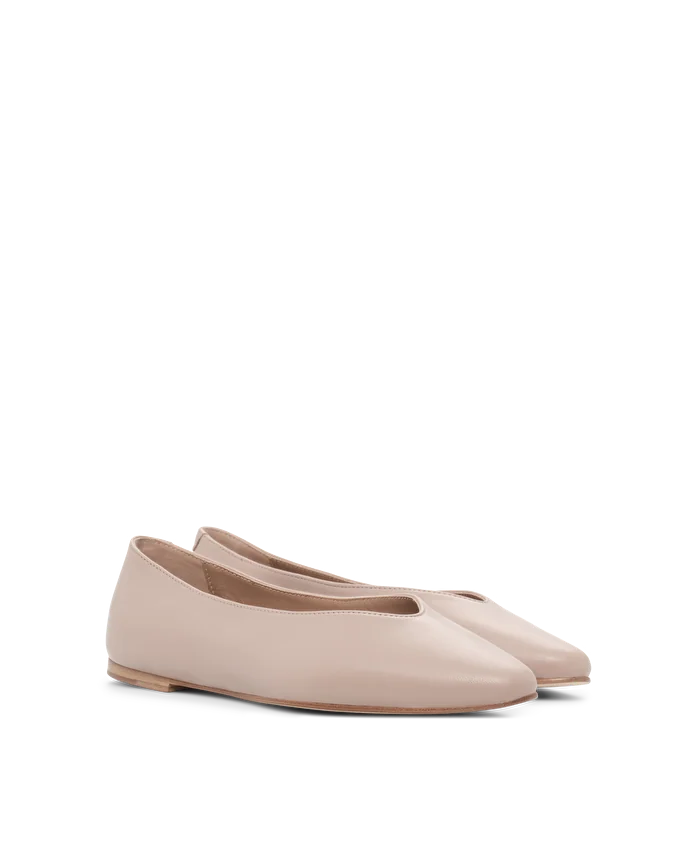 Lottusse Ballerines Bel Cuir D'Agneau Rose