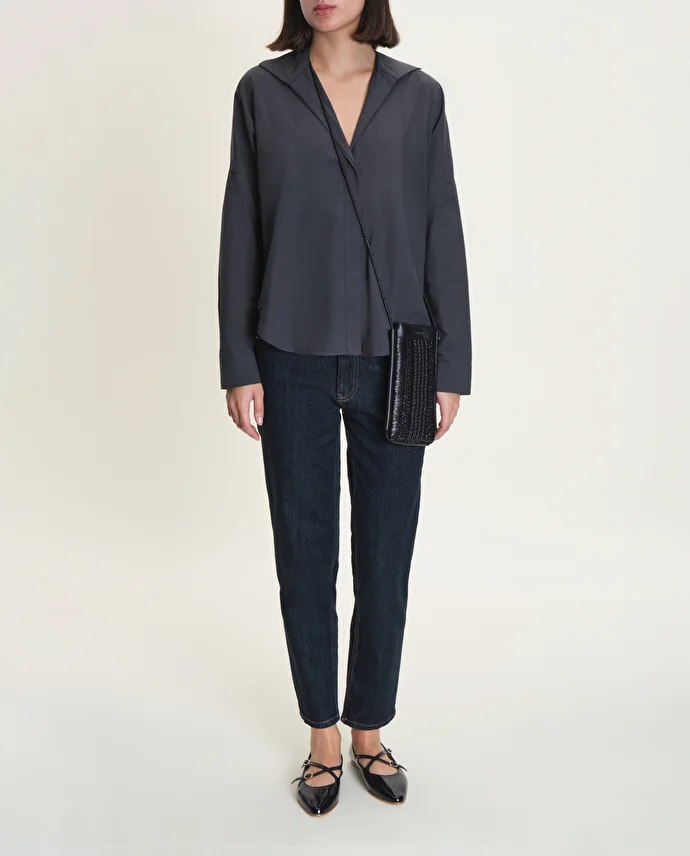 Lottusse Ballerines Bel Cuir De Veau Noir