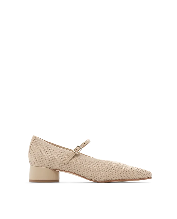Lottusse Ballerines Carla Cuir De Veau Beige