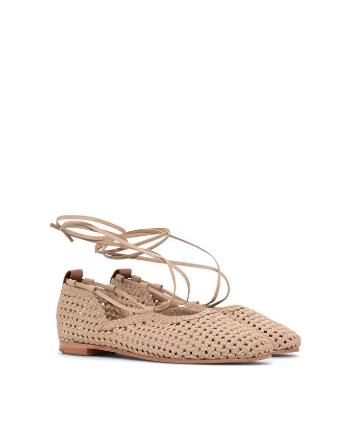 Lottusse Ballerines Delice Cuir De Chèvre Cream