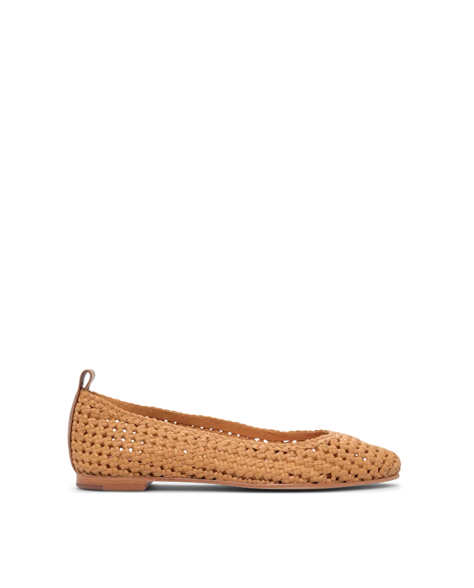 Lottusse Ballerines Delice Cuir De Chèvre Jaune