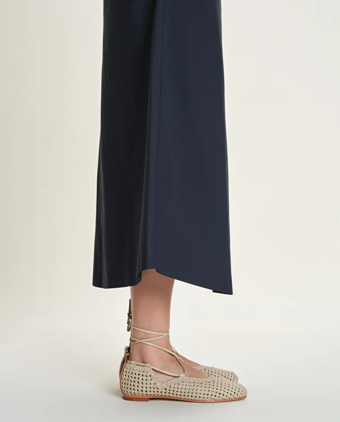 lottusse Ballerines Delice Cuir de Chèvre Vert