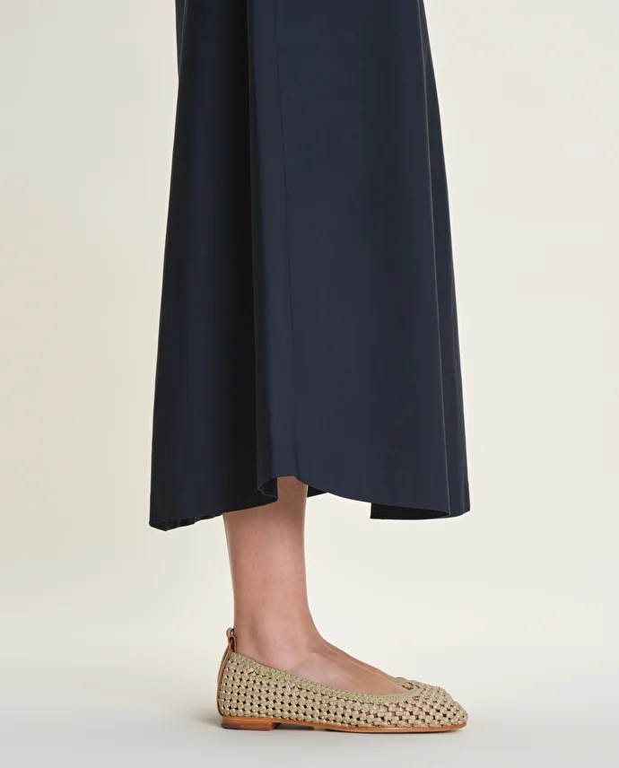 lottusse Ballerines Delice Cuir de Chèvre Vert