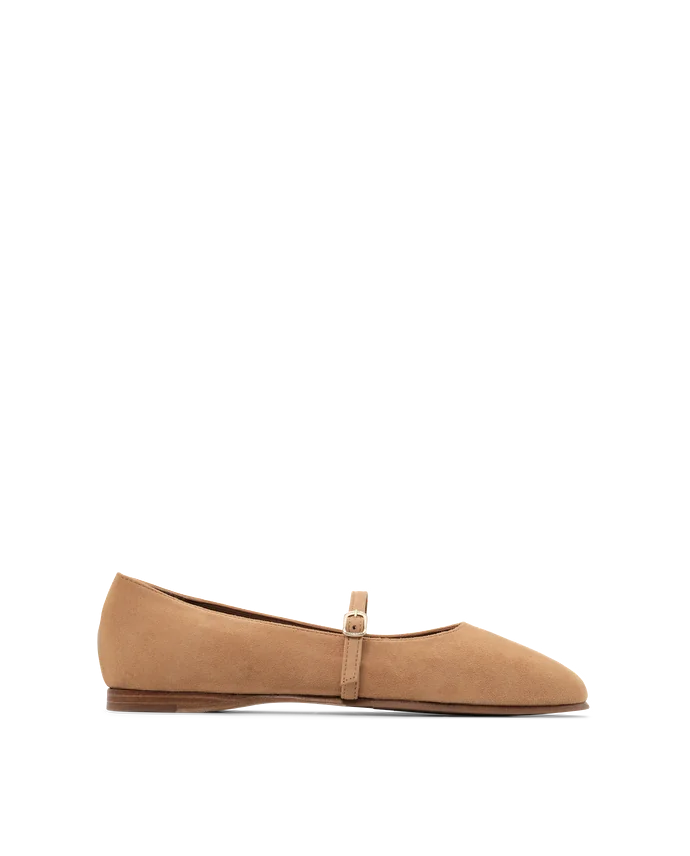 Lottusse Ballerines Goya Cuir D'Agneau Marron