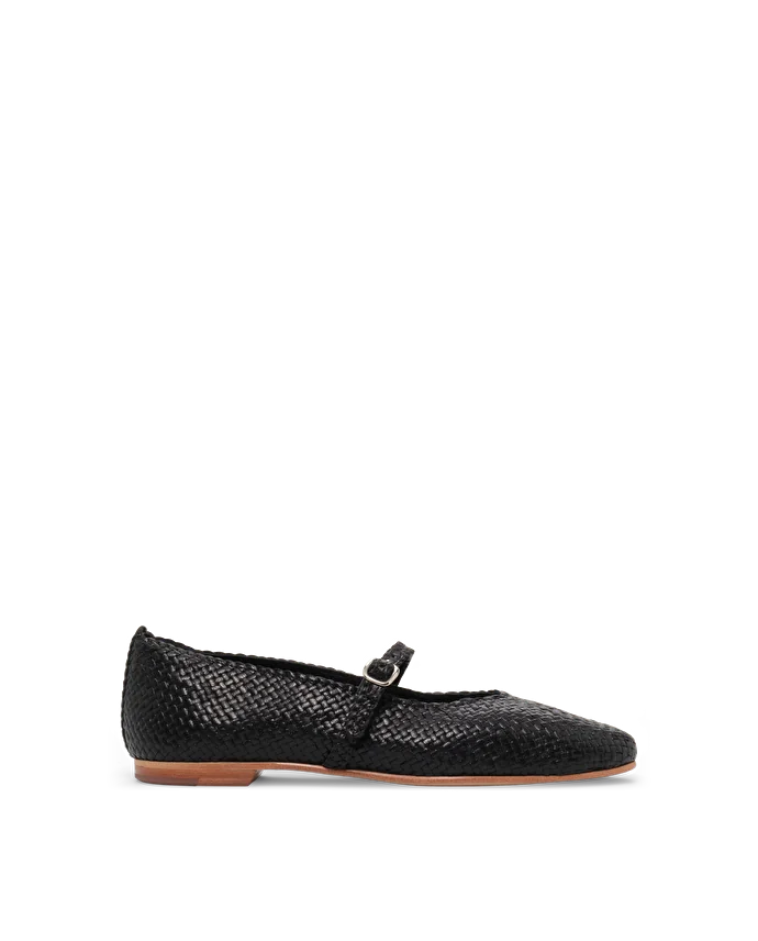 Lottusse Ballerines Summer Cuir De Chèvre Noir