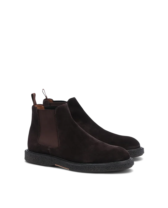 Lottusse Bottes En Daim Moka Moka