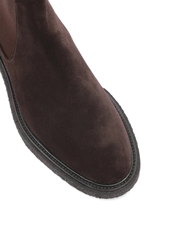 Lottusse Bottes En Daim Moka Moka