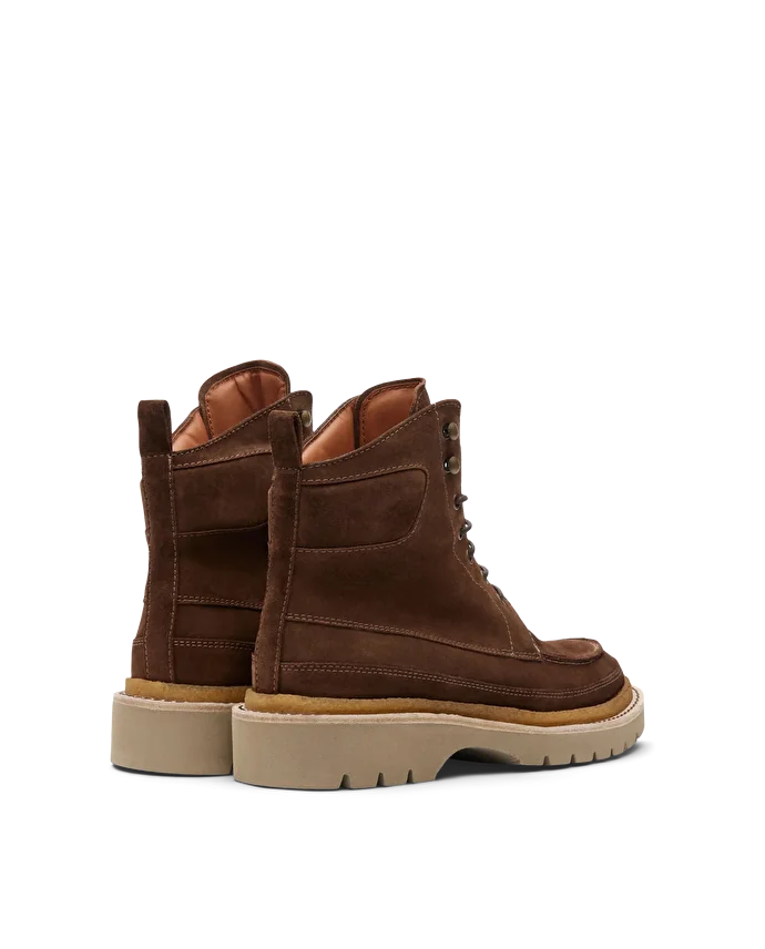 Lottusse Bottes En Veau Velours Brun