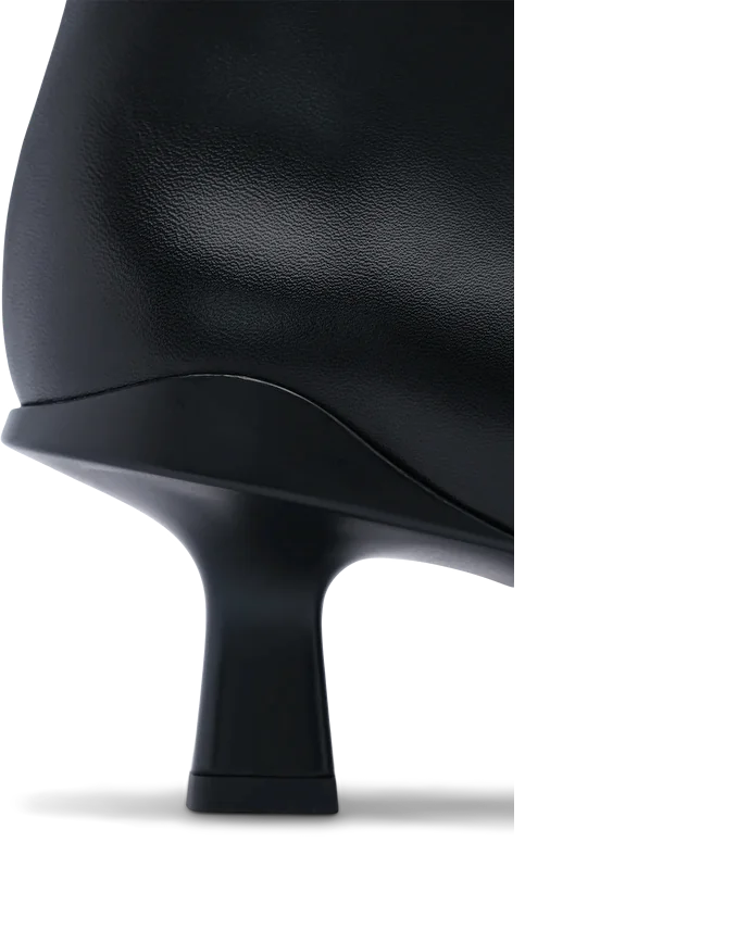 Lottusse Bottes Zippées En Veau Noir