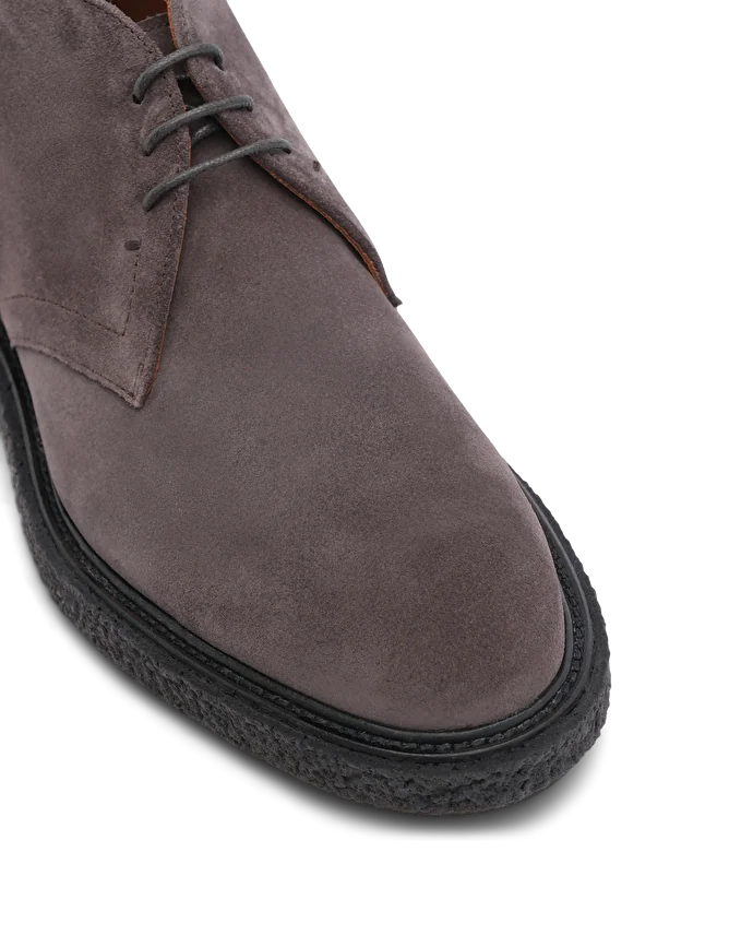 Lottusse Bottines De La Cheville En Daim Gris