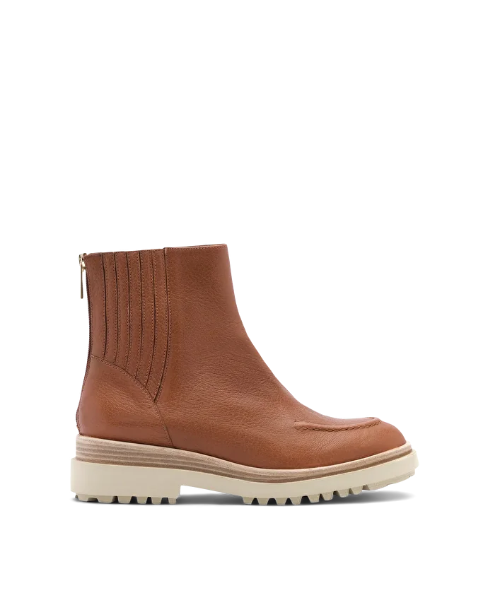 lottusse Bottines en cuir de vache Ashley Brown