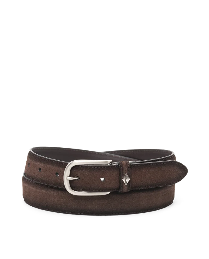 Lottusse Ceinture Lile En Peau De Vache Moka