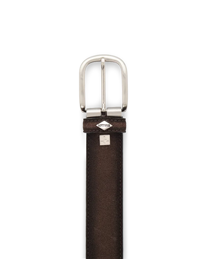 Lottusse Ceinture Lile En Peau De Vache Moka