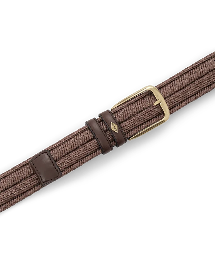 Lottusse Ceinture Nastro En Polyester Moka