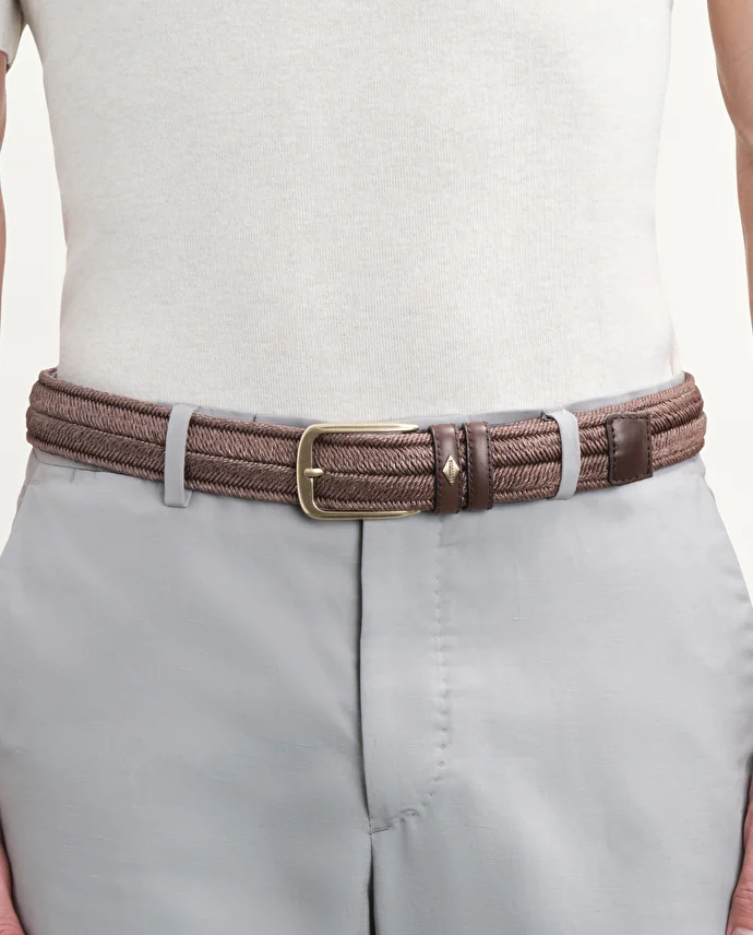 lottusse Ceinture Nastro en polyester Moka