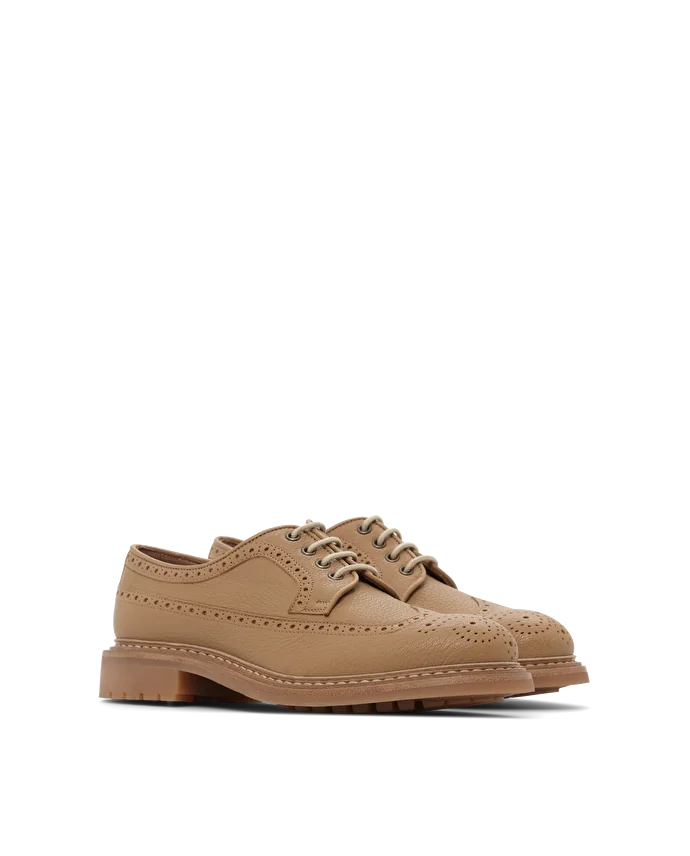 Lottusse Derby Brogué Walton Cuir D'Agneau Marron