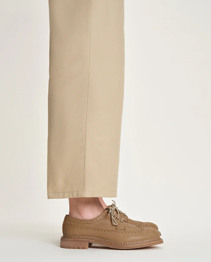 lottusse Derby Brogué Walton Cuir d'Agneau Marron